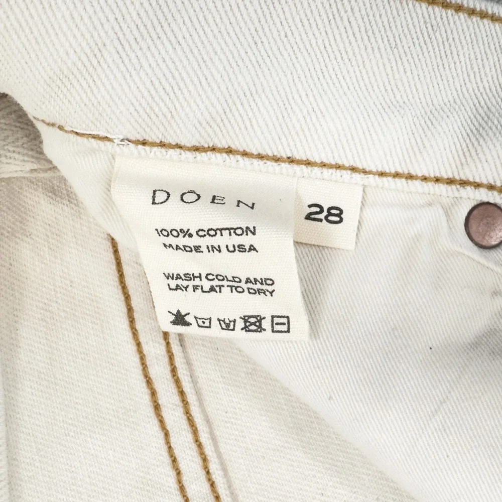 DÔEN Diana High-Rise Jean in Cream‎ – Size 28